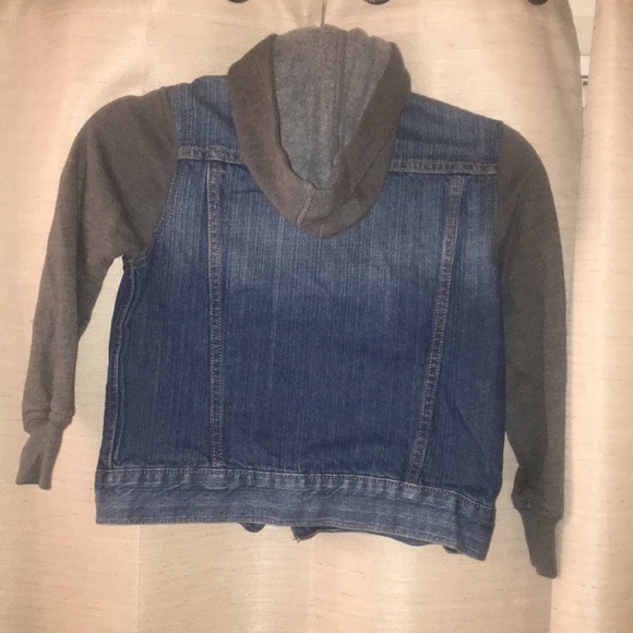 Gap Blue Jean Jacket with hood - Picture 2 of 3